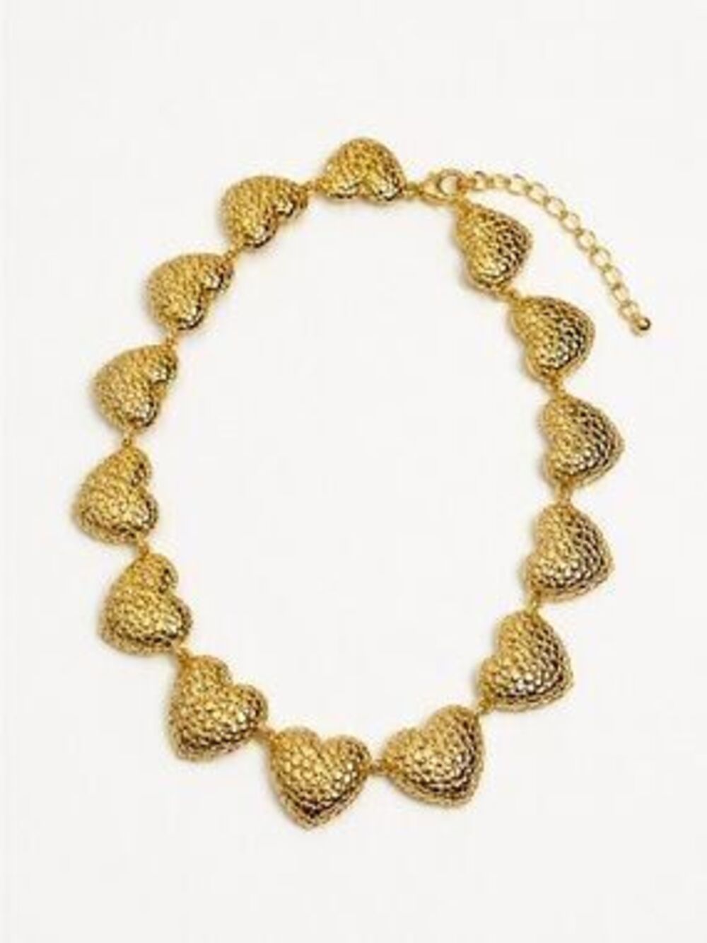 High quality Gold Heart Link Necklace
